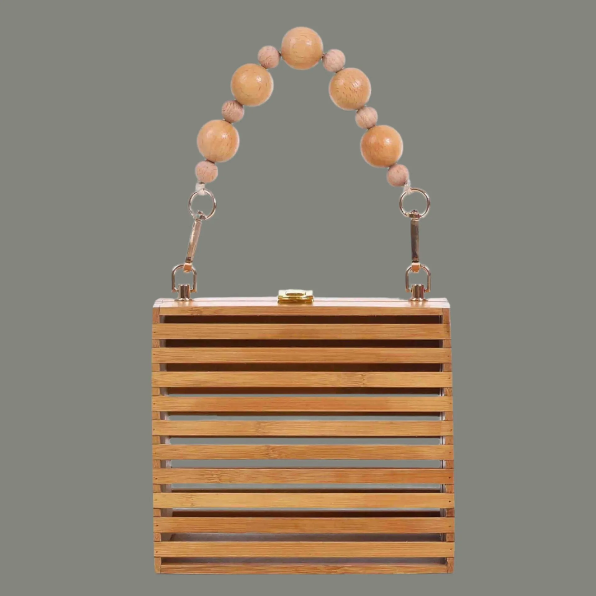 Eco-Chic Bamboo Handbag - A Sustainable Statement