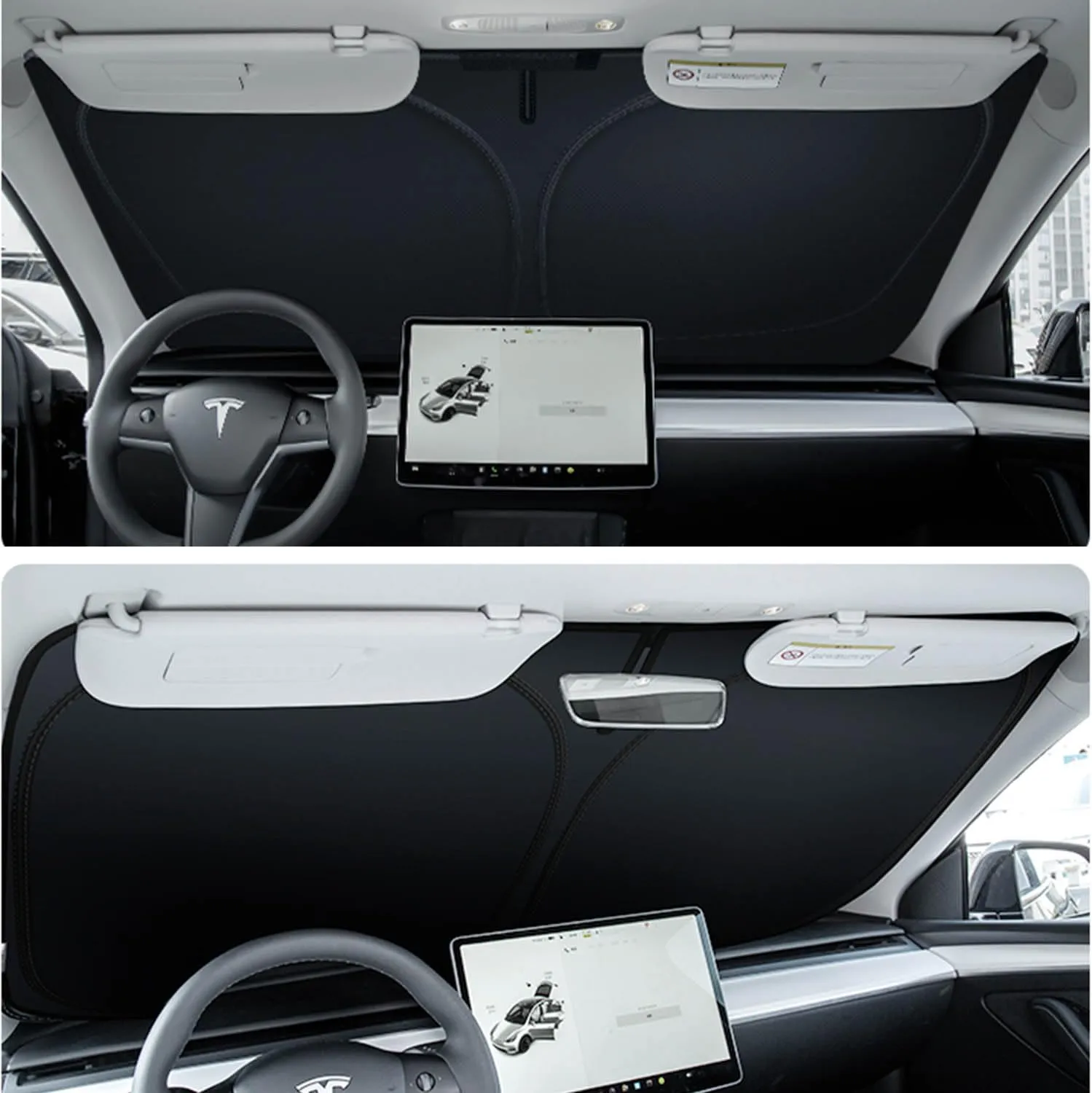 Front Windshield Sunshade for Tesla Model 3 / Model Y