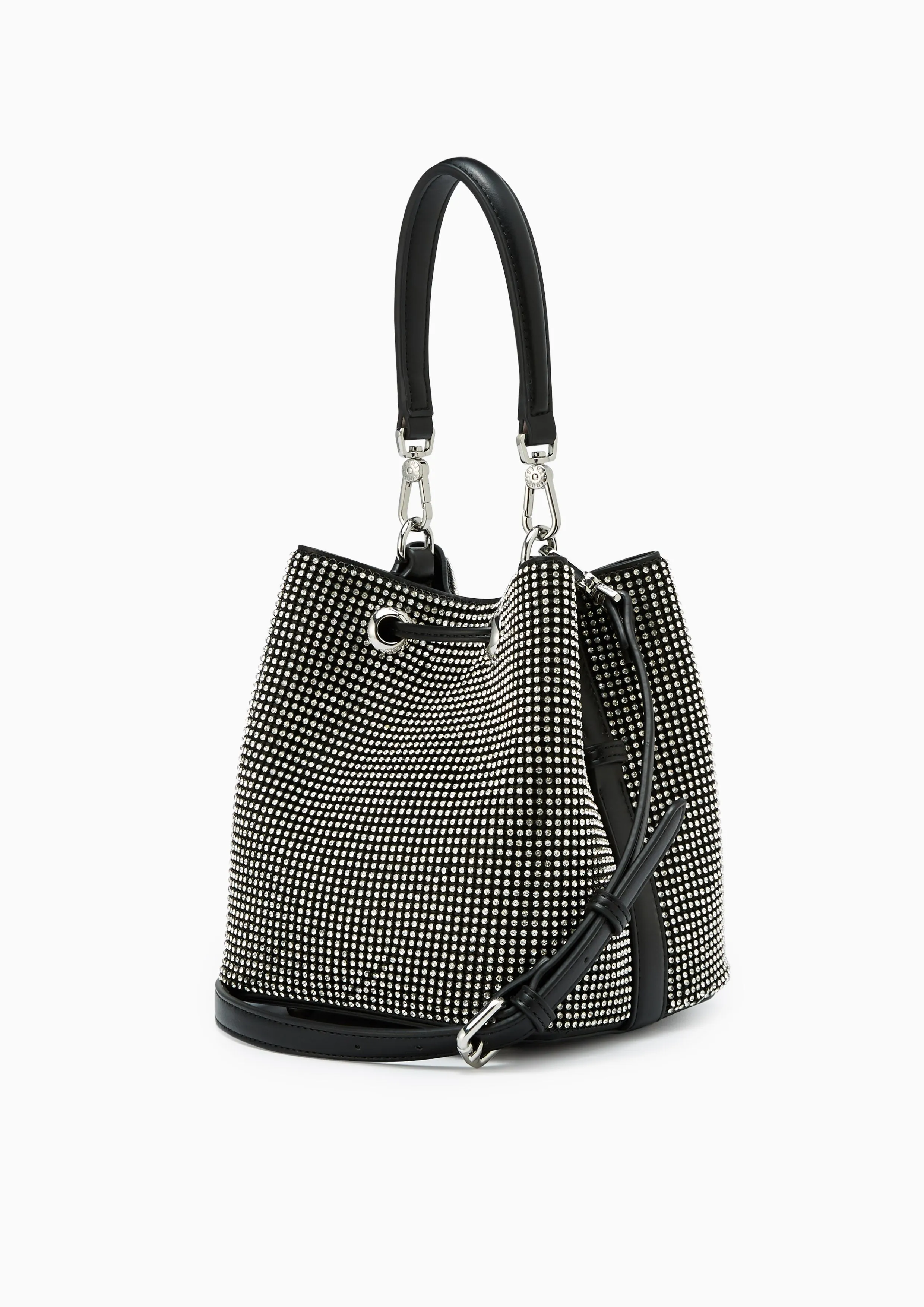 Gareth Crystal S Bucket Bag Black