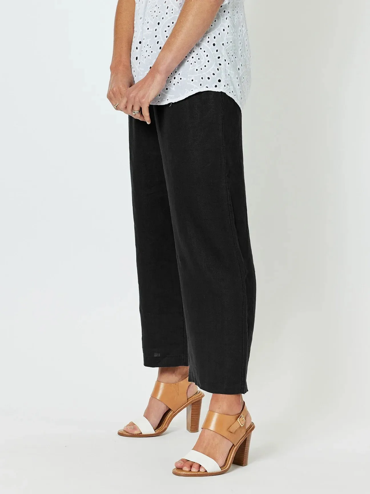 GORDON SMITH Wide Leg Pant Black