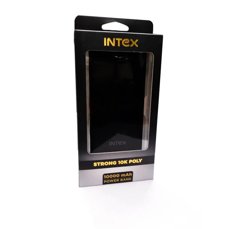 Intex Power Bank Strong 10K mAh (Black Lithium Polymer)