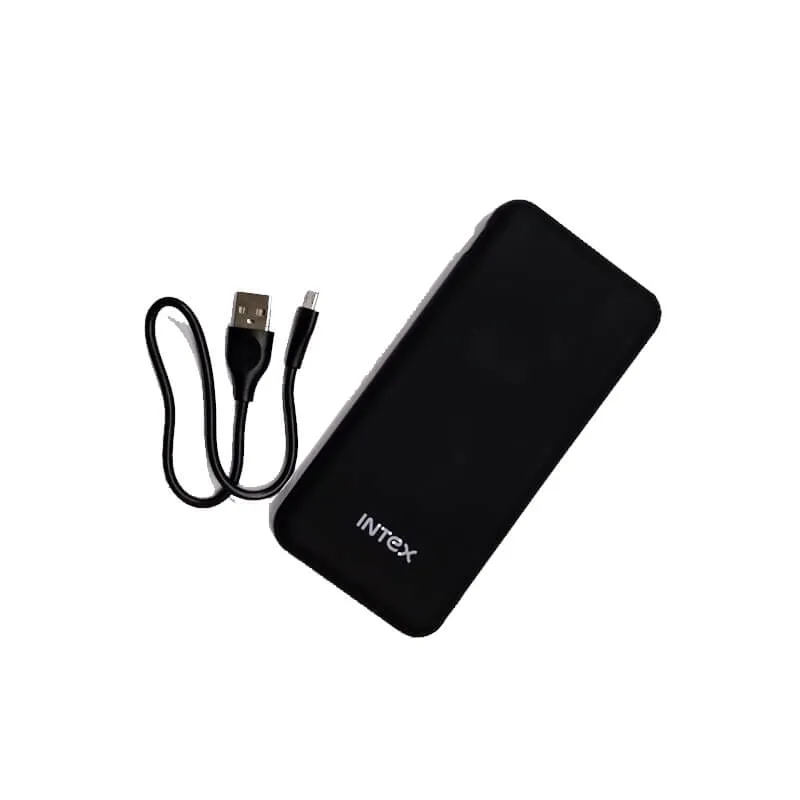 Intex Power Bank Strong 10K mAh (Black Lithium Polymer)