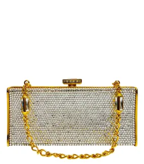 Judith Leiber Swarovski Crystal Embellished  Bag With Matching Mirror & Coin Purse