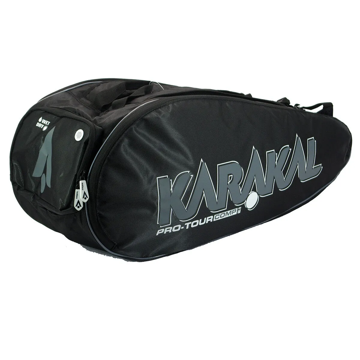 Karakal Pro Tour 2.1 Competition 9 Racket Bag White Trim