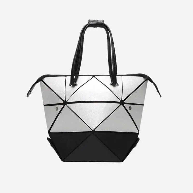 Laser Plain Folding Tote Bag Convertable Bag