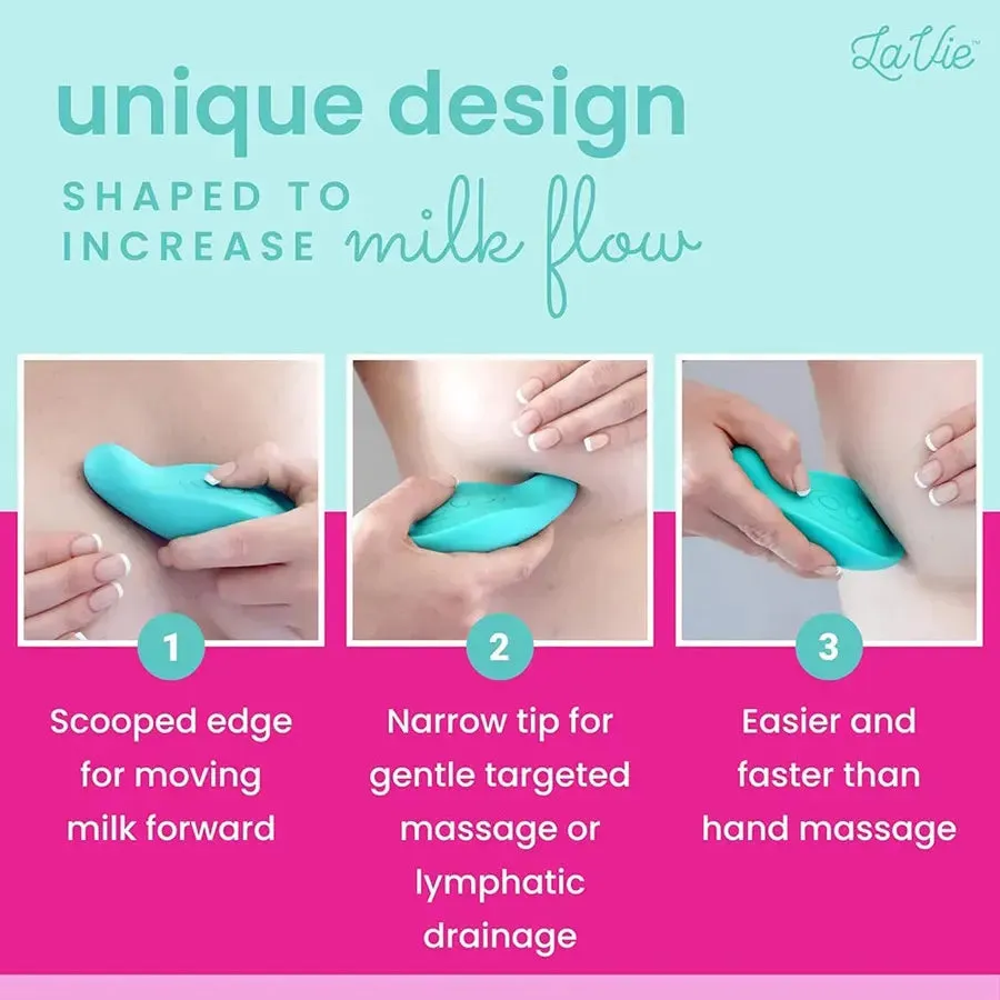 Lavie Lactation Massager (Teal)