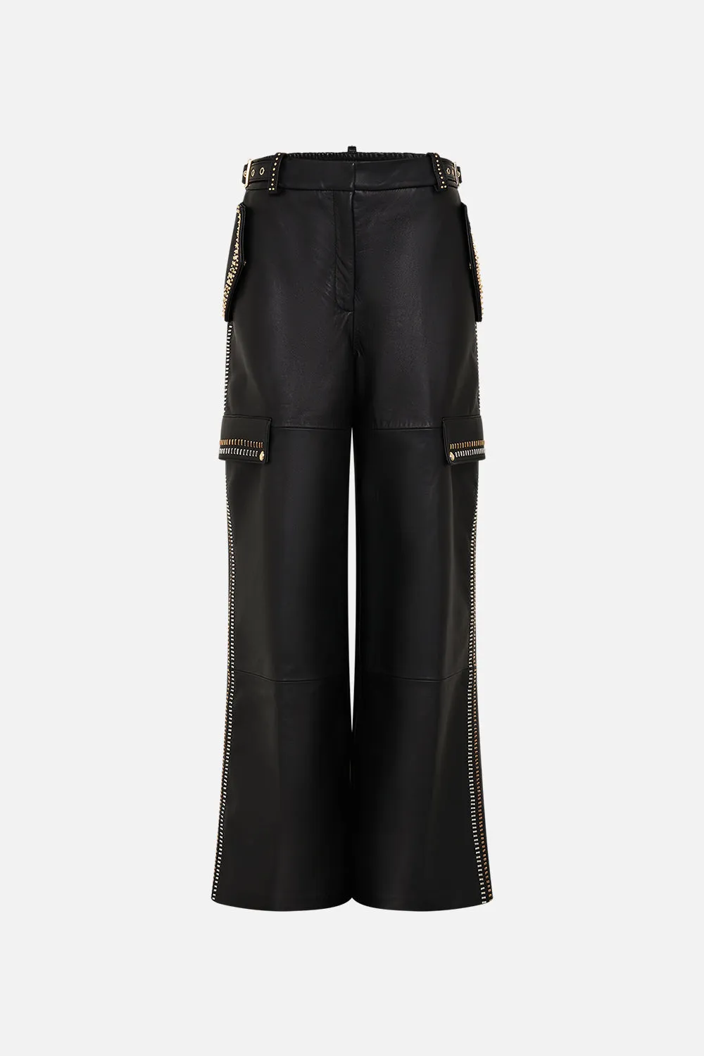 LEATHER UTILITY PANT THEY CALLED HER NEFERTARI