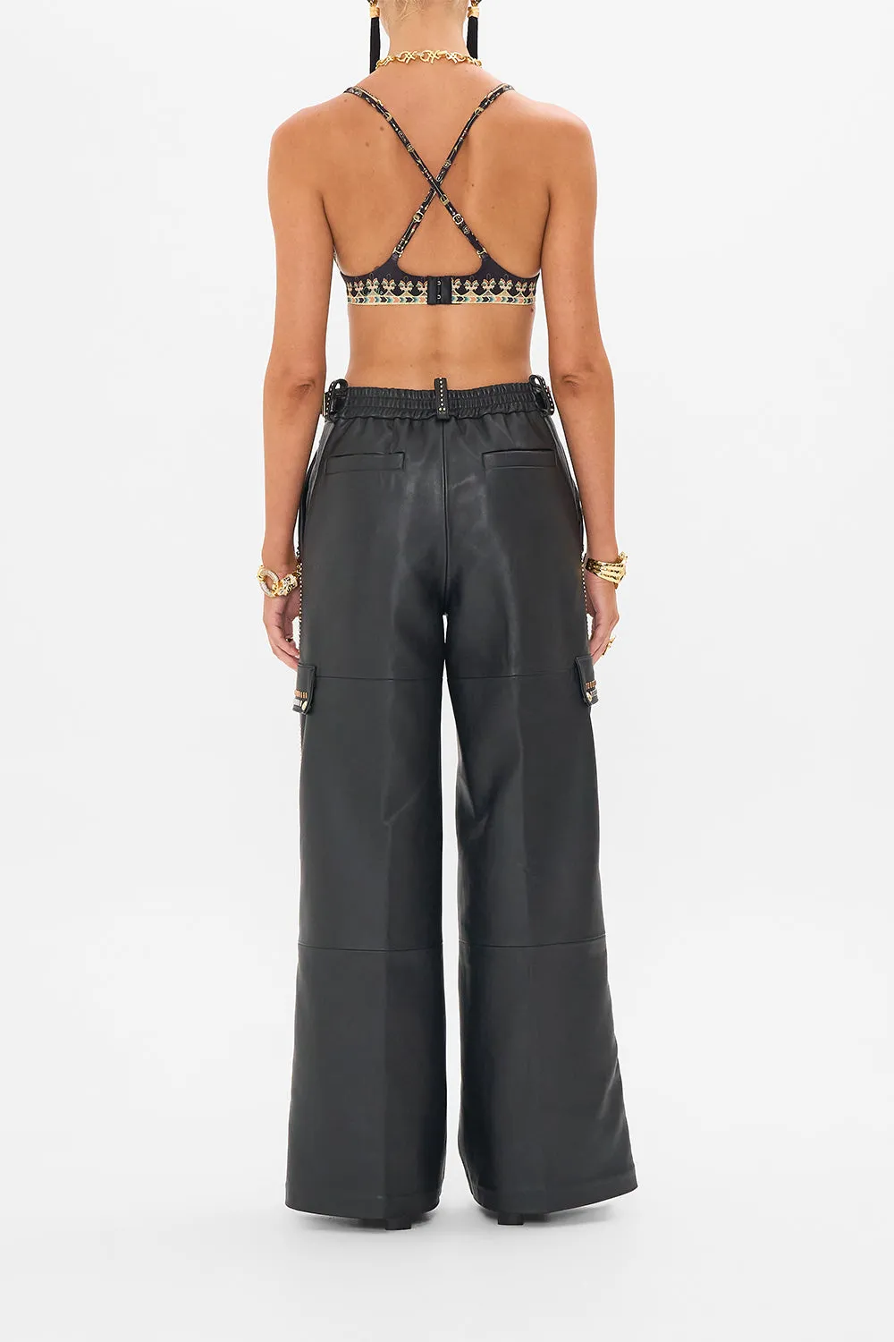 LEATHER UTILITY PANT THEY CALLED HER NEFERTARI