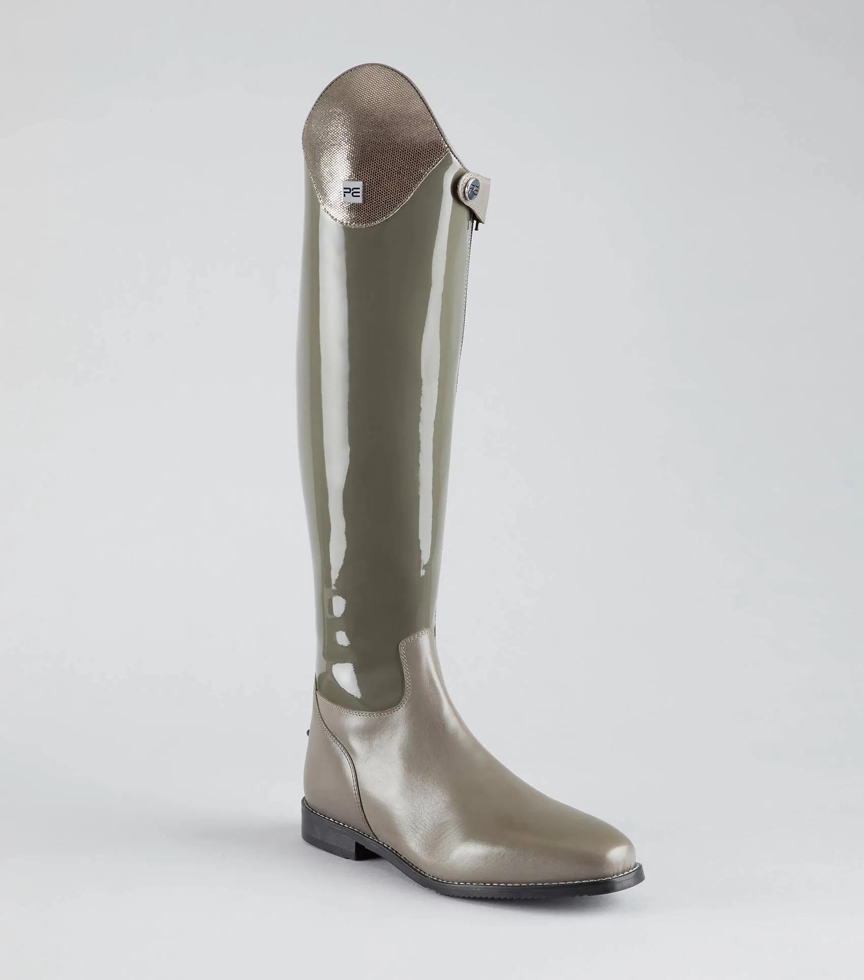 Levade Ladies Leather Dressage Riding Boot Grey (Regular Calf)