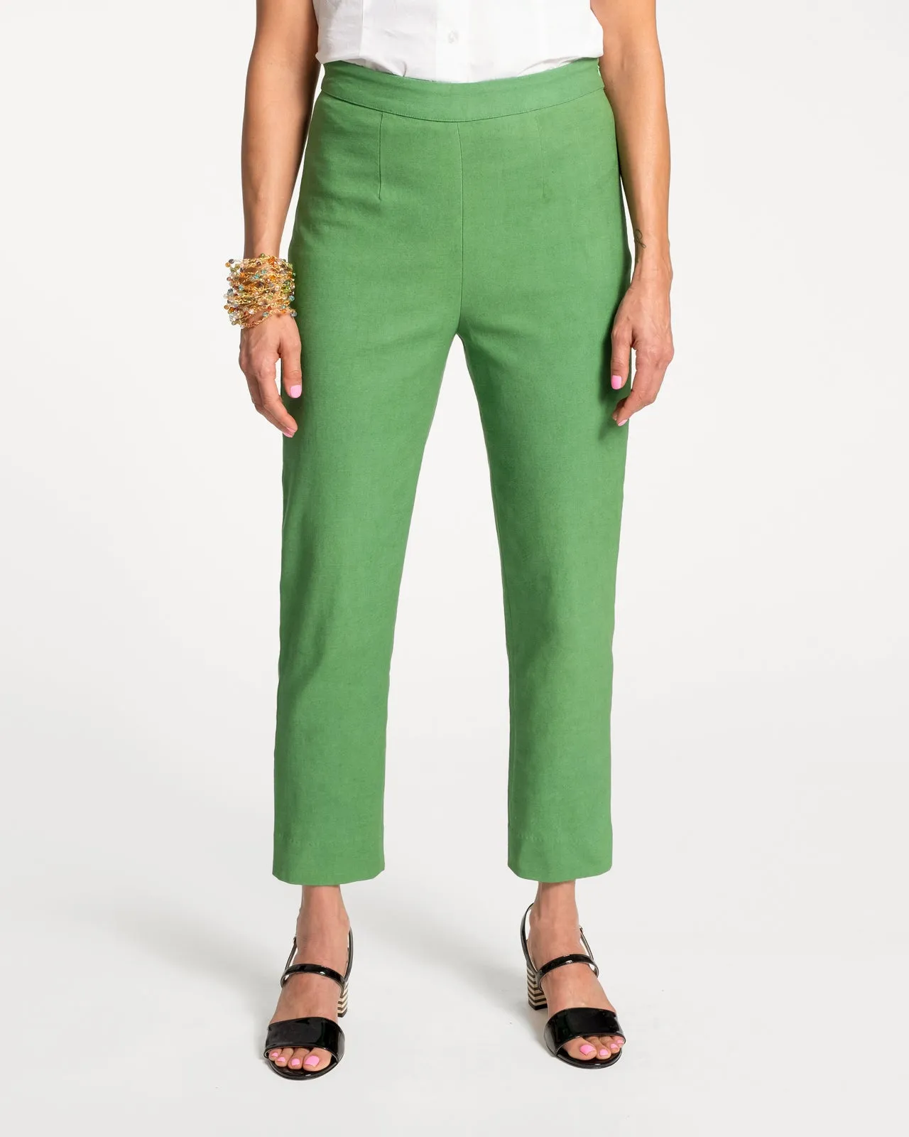 Lucy Pant Stretch Cotton Green