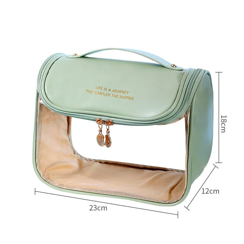 Makeup Pouch Large Capacity Makeup Bag Waterproof Women Hanging Toiletry Bag Cosmetic Organizer Travel Supplies