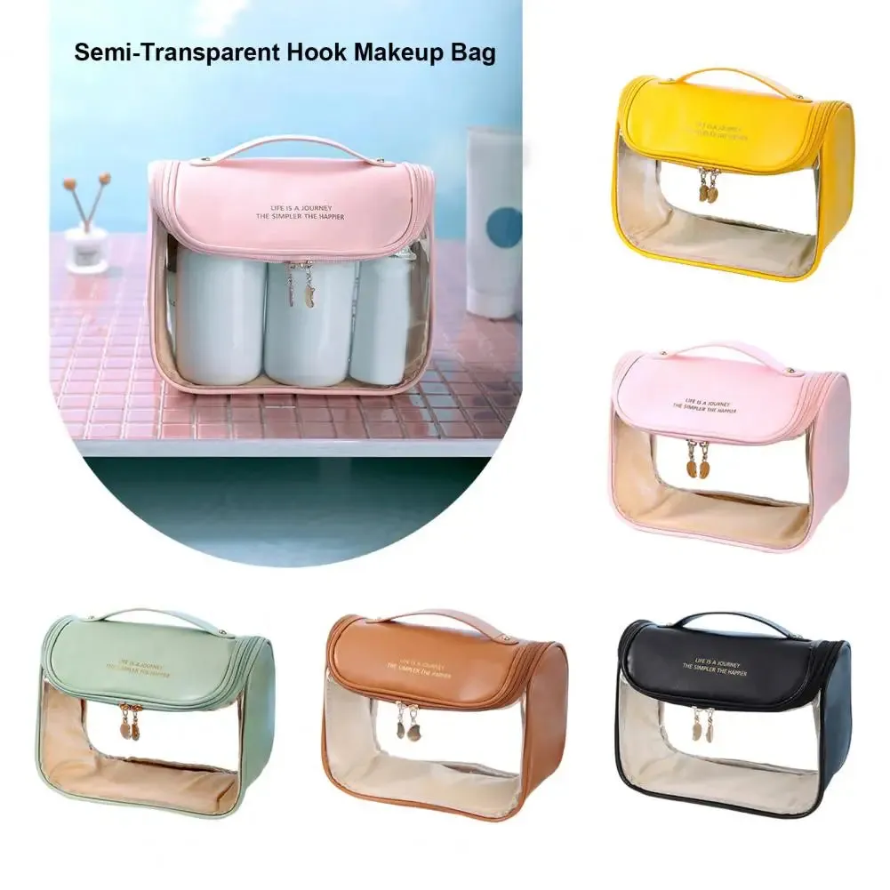 Makeup Pouch Large Capacity Makeup Bag Waterproof Women Hanging Toiletry Bag Cosmetic Organizer Travel Supplies