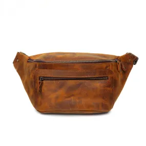 Men's Leather Waist Casual Bag 8725