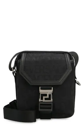 Men's Neo Canvas Messenger Bag in Black | 10099191A07040 Color 1B00E