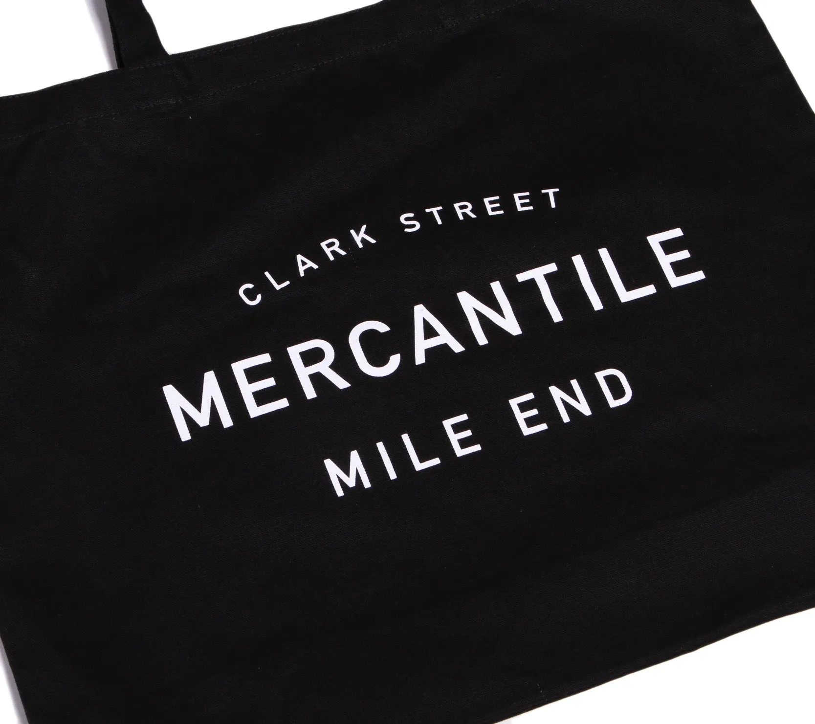 Mercantile Cotton Tote | Black