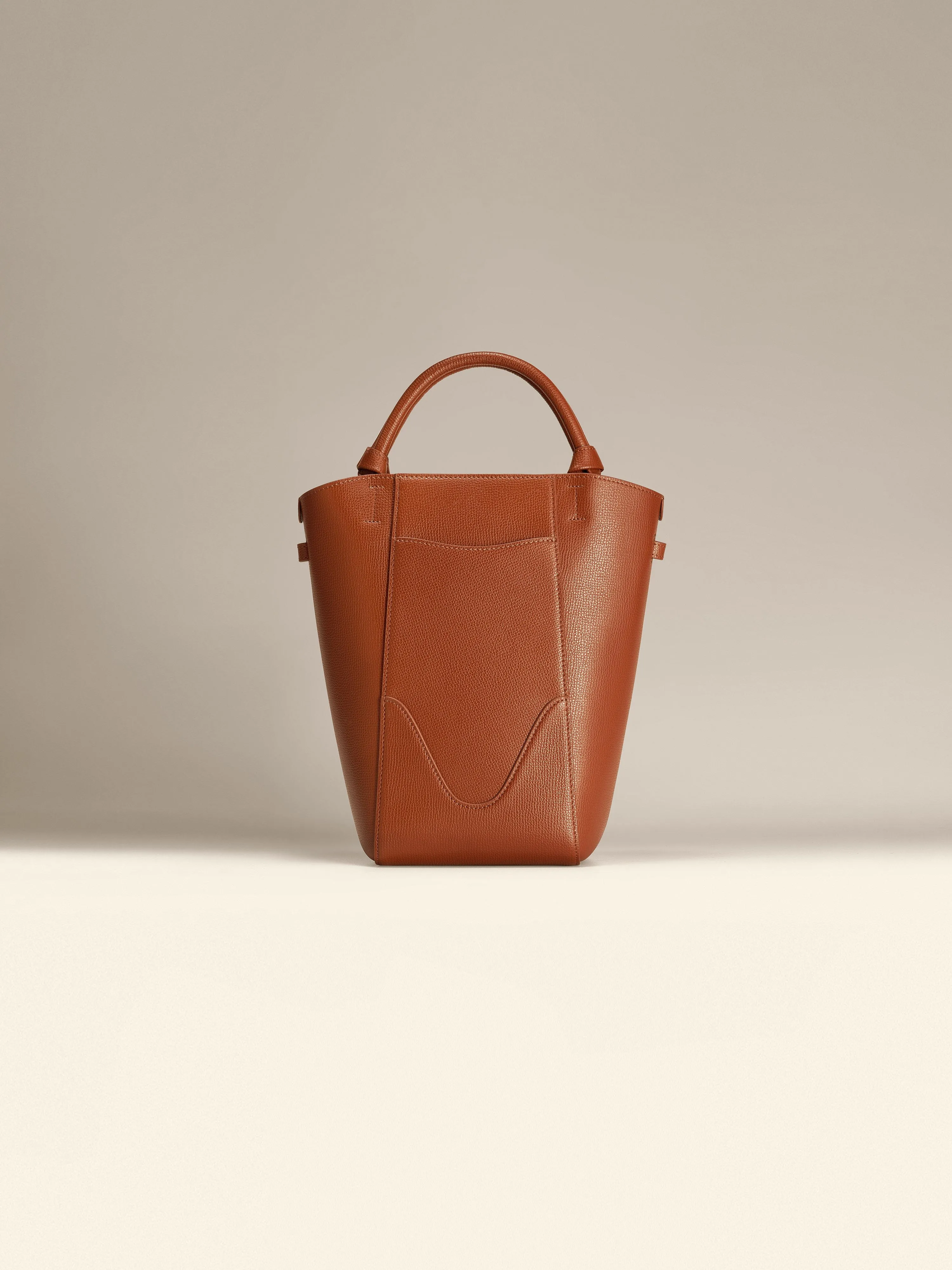 Mini Marina Bucket Bag Chestnut