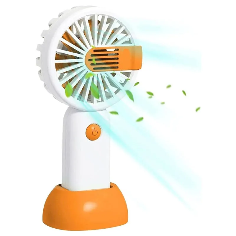 Mini Usb Charging Handheld Fan Pm-026 Orange