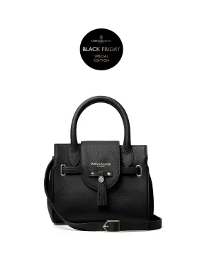 Mini Windsor Handbag - Black Leather