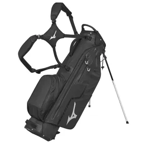 Mizuno BR-DRI Waterproof Stand Bag - Jack Black/Silver