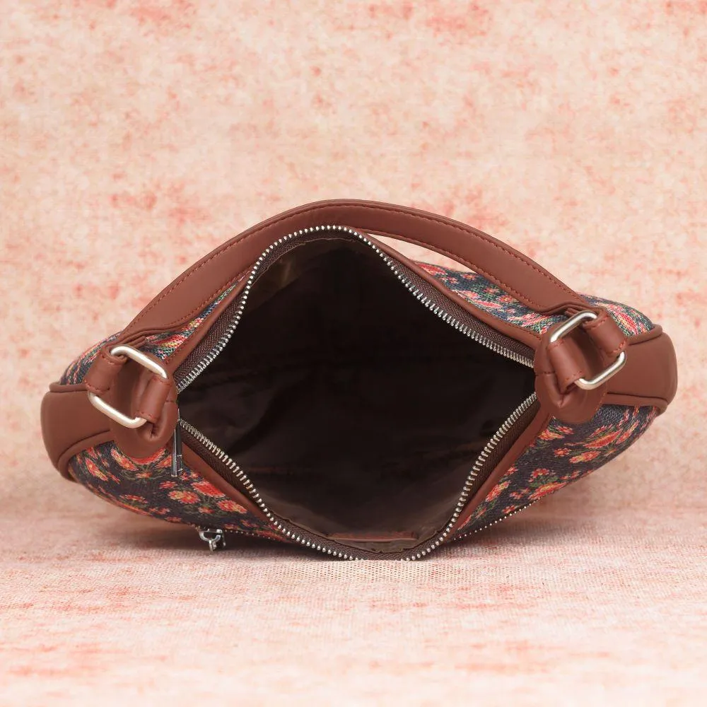 Mughal Motif Hobo Bag