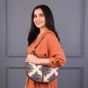 Mughal Motif Hobo Bag