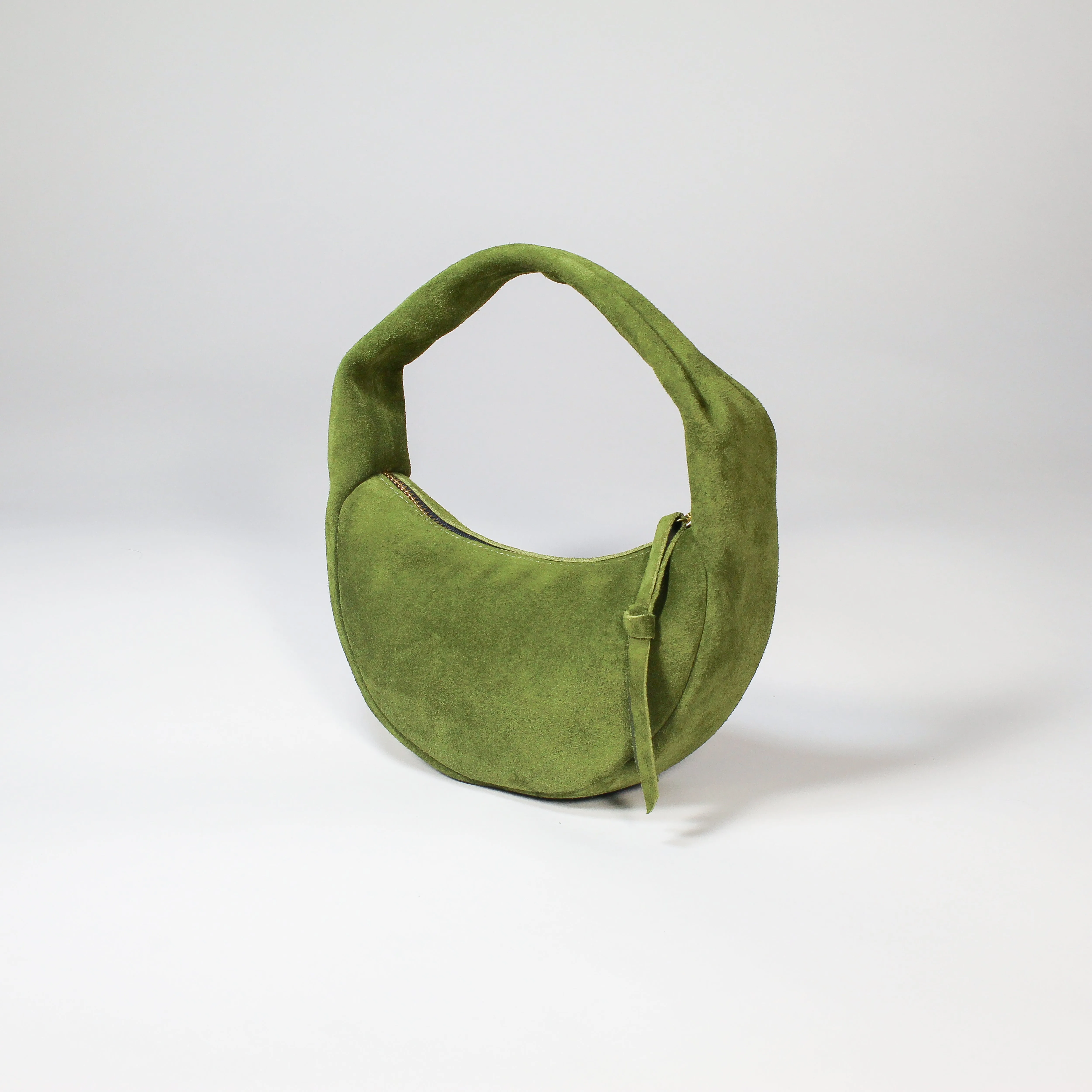 NEW! Celeste Baguette in Avocado Suede by Oliveve Handbags