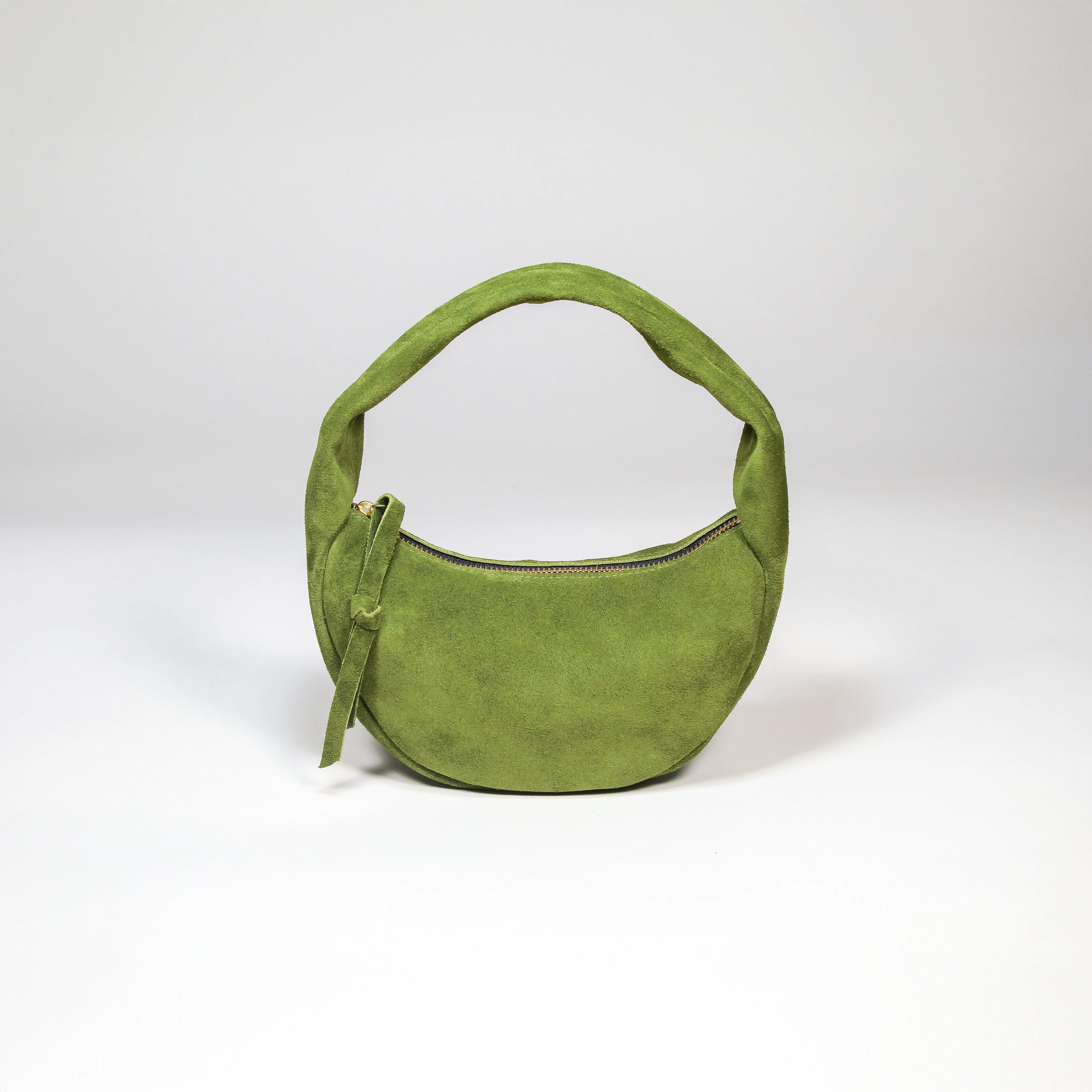 NEW! Celeste Baguette in Avocado Suede by Oliveve Handbags