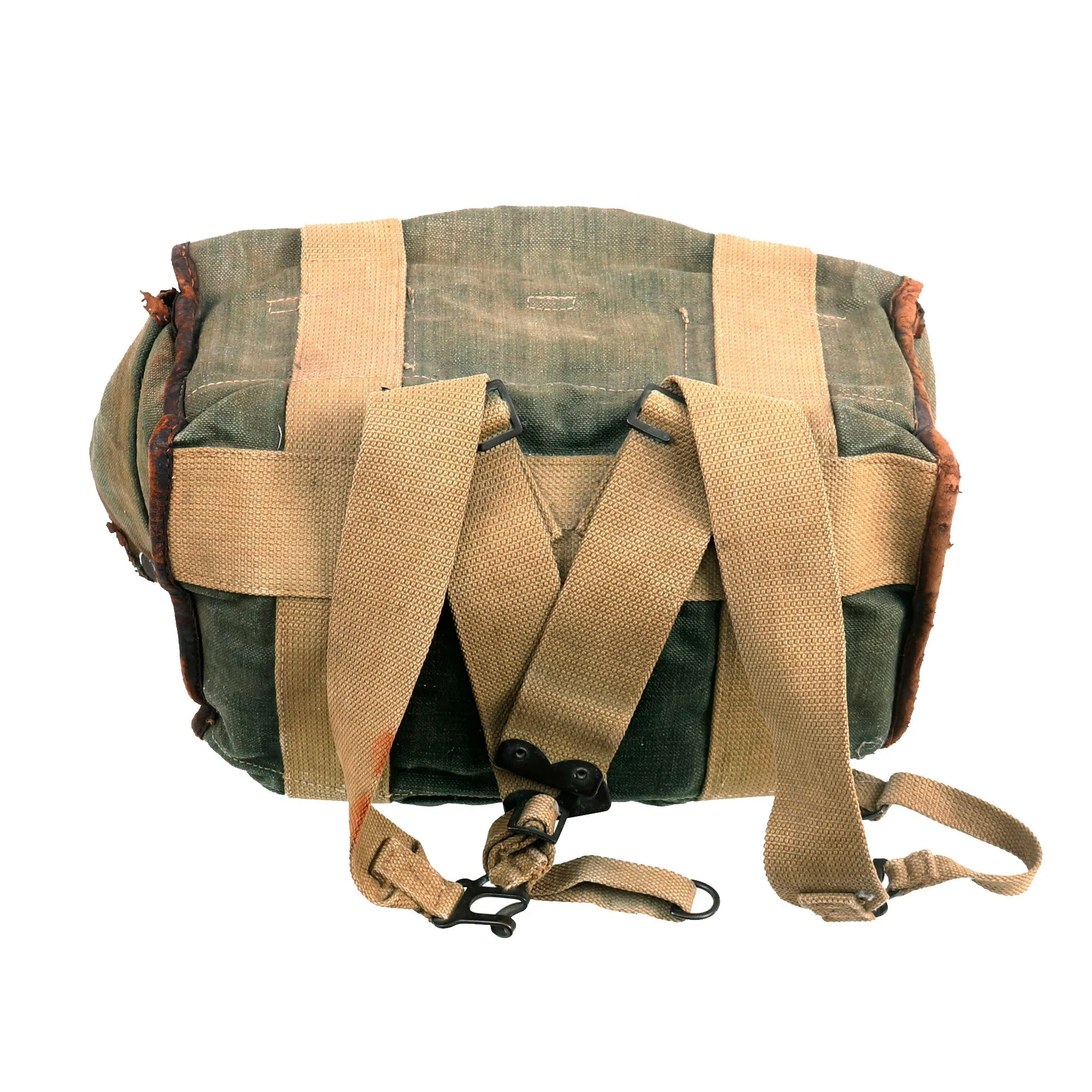 Original British WWII Pattern 1937 Medic / Surgeon Large Medical Bag Filled With Dressings and Instruments