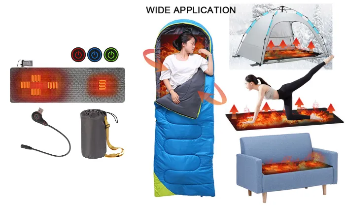 Outdoor USB Heating Sleeping Mat