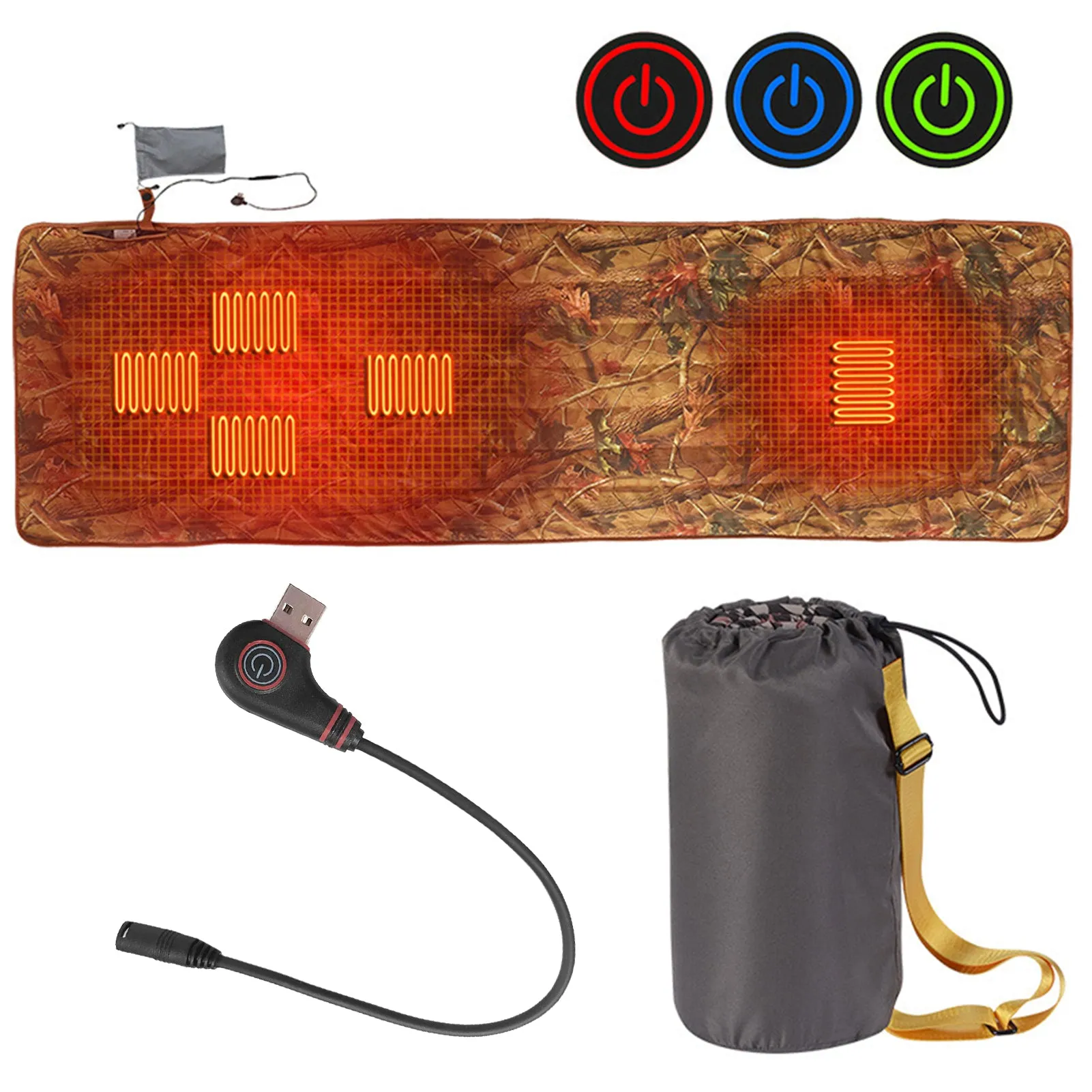 Outdoor USB Heating Sleeping Mat