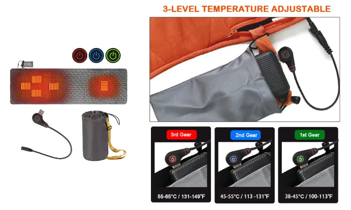 Outdoor USB Heating Sleeping Mat