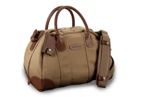 Overnighter Bag - Khaki Canvas / Tan Leather