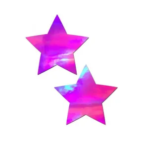 Pastease Holographic Star Pink Pasties O/S