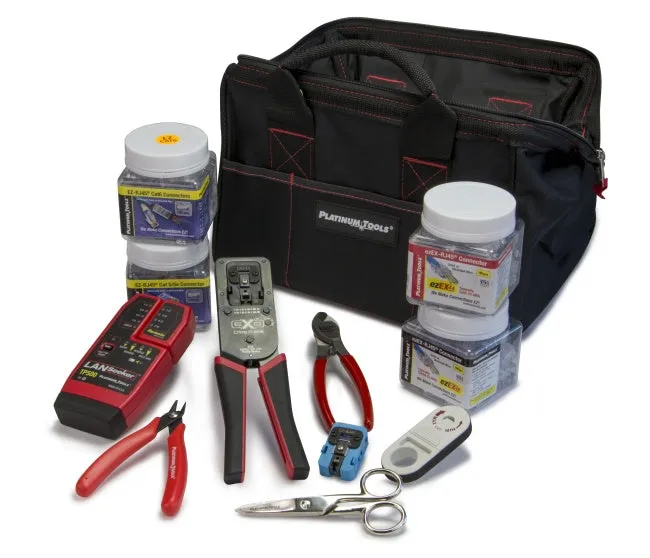 Platinum Tools 90149 EXO Deluxe Termination and Test Kit