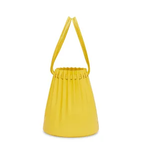 Pleated Bucket Bag - Sun