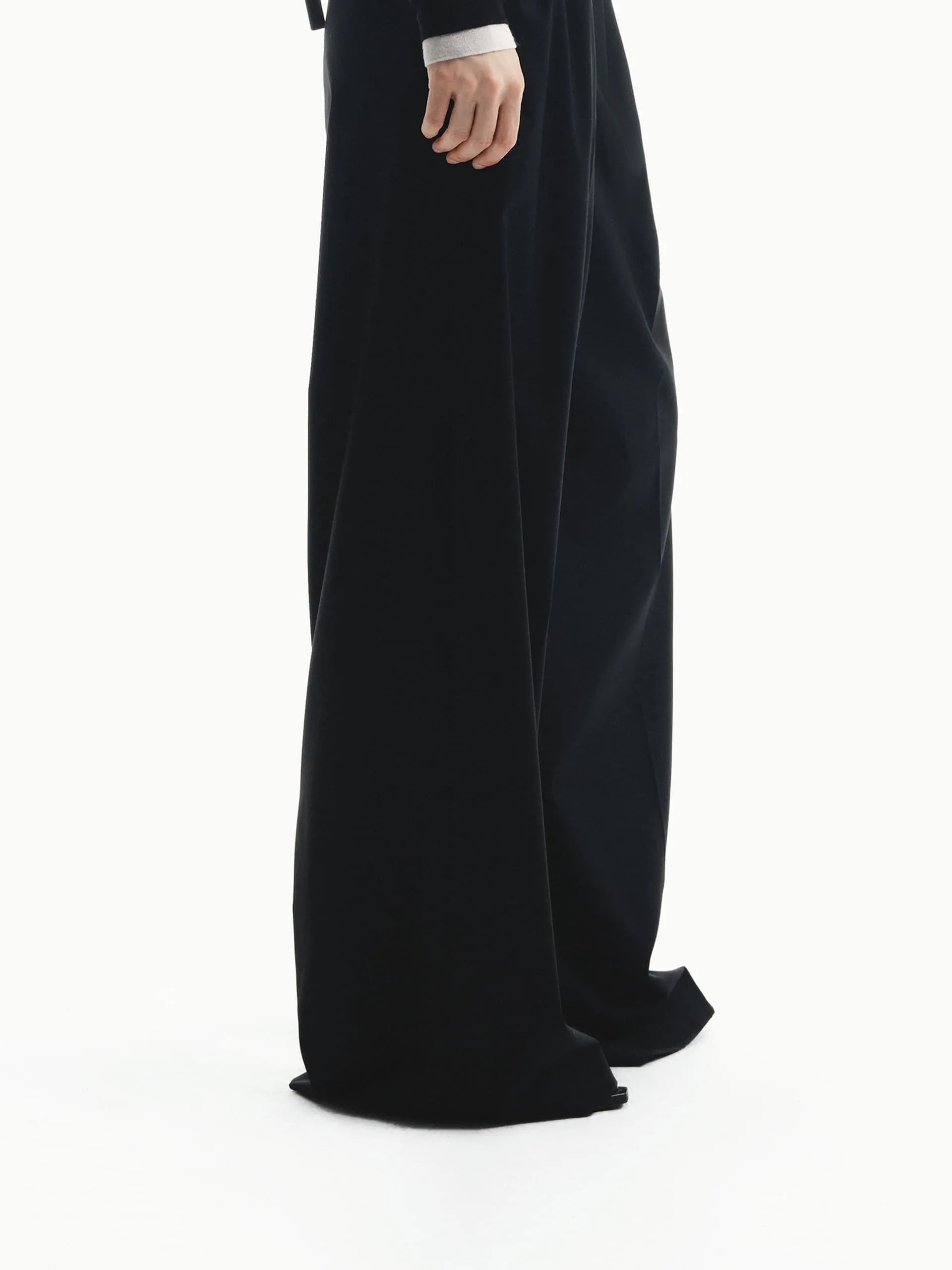 Pleated Wide Leg Pants