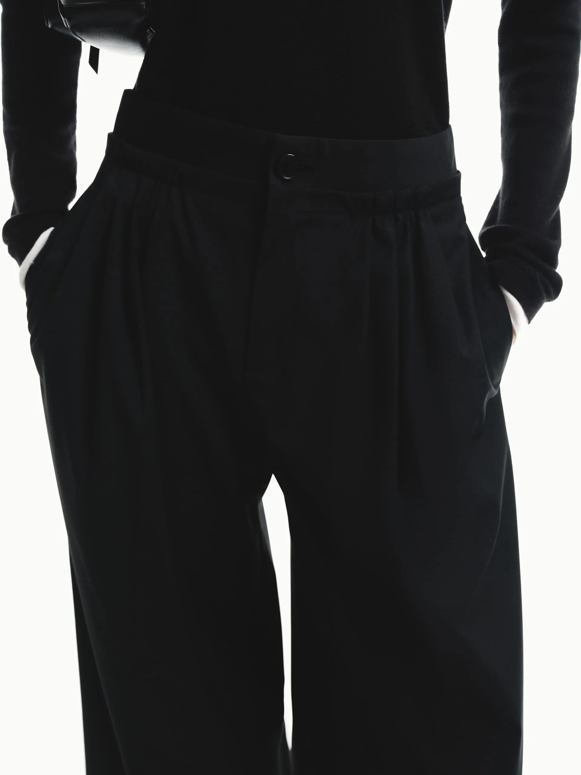 Pleated Wide Leg Pants