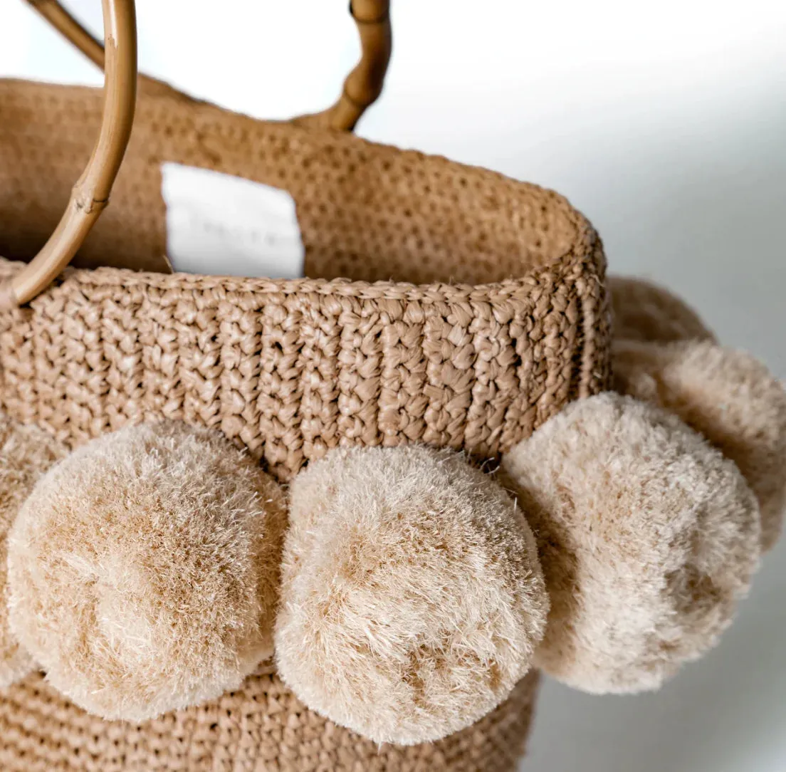 Pom Pom Bucket bag