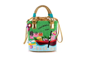 Pre Order: Thailand-Themed Souvenir Bucket Bag