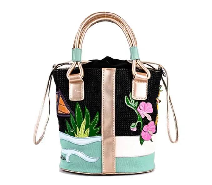 Pre Order: Thailand-Themed Souvenir Bucket Bag