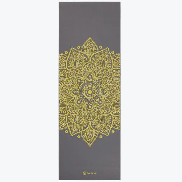 Premium Citron Sundial Yoga Mat (6mm)