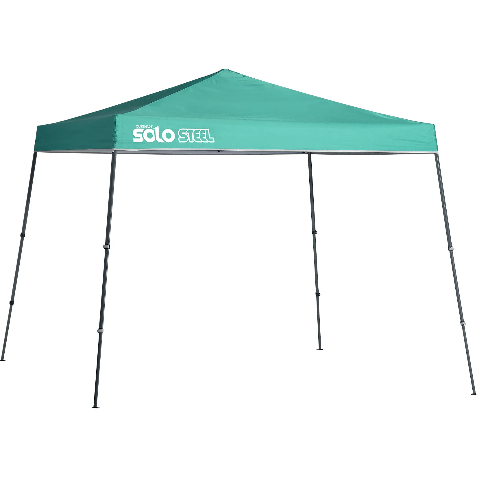 Quik Shade | Solo Steel 72 11 x 11 ft. Slant Leg Canopy - Turquoise