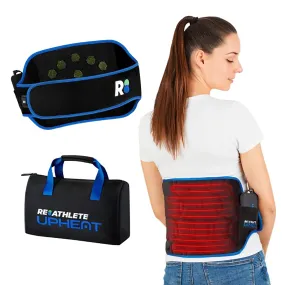 REATHLETE UPHEAT Heating Pad for Back Pain Relief | Wireless, Portable Weighted Heating Pad/Heat Wrap