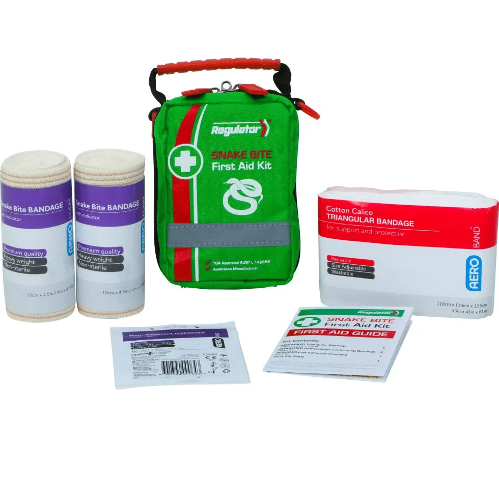 Regulator Snake Bite First Aid Kit Bandage Guide Bushwalking Hiking