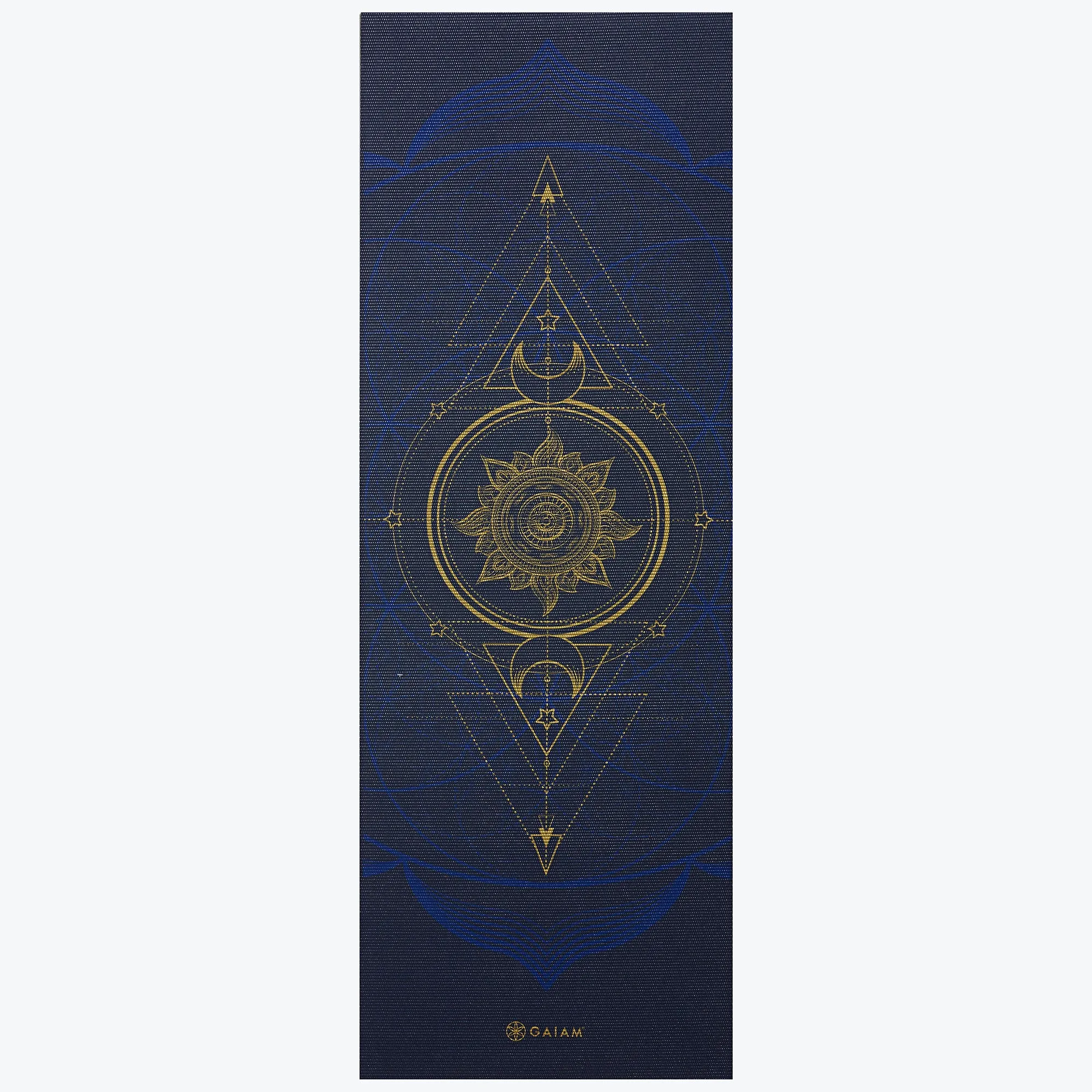 Reversible Metallic Sun & Moon Yoga Mat (6mm)