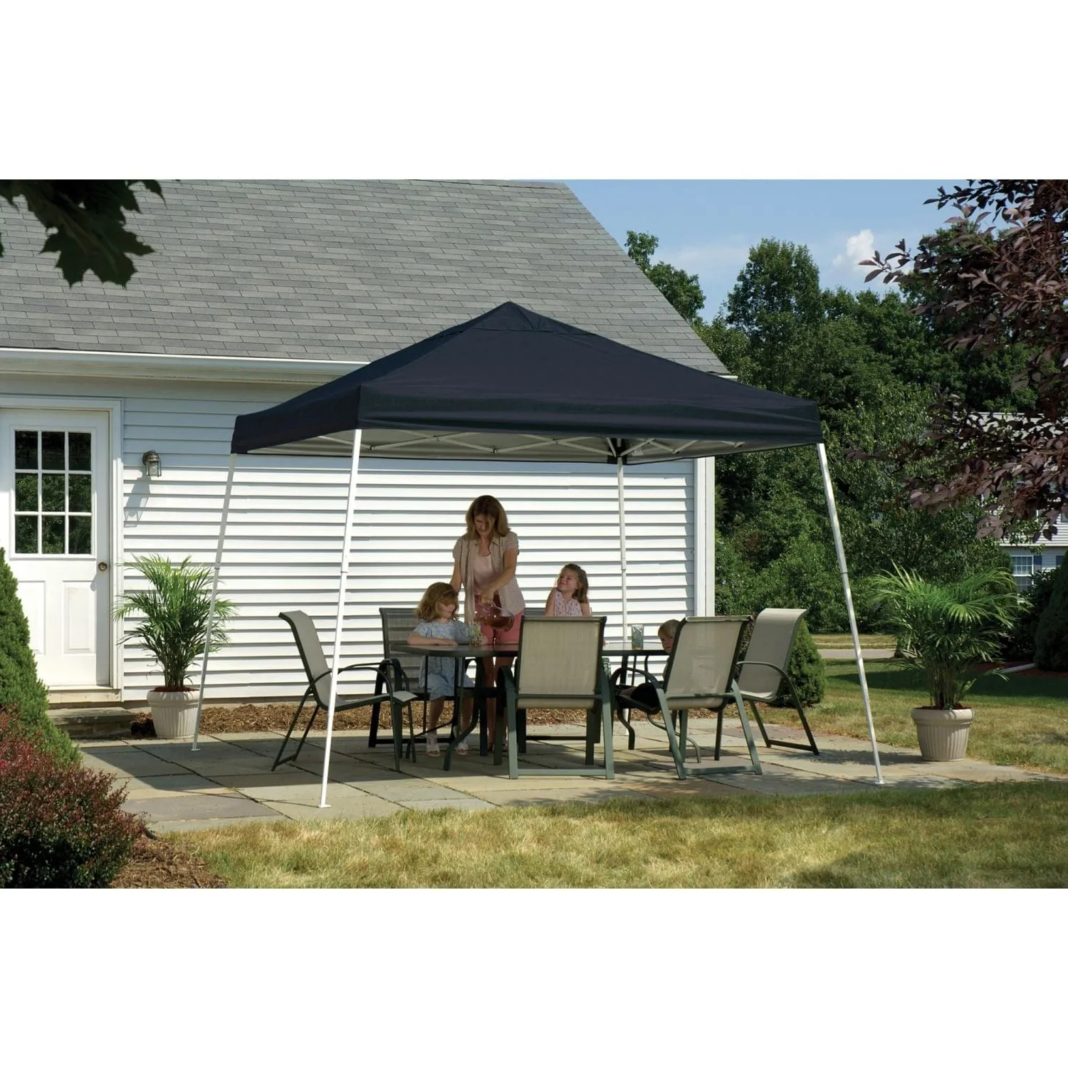 ShelterLogic | Pop-Up Canopy HD - Slant Leg 12 x 12 ft. Black