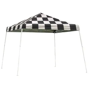 ShelterLogic | Pop-Up Canopy HD - Slant Leg 12 x 12 ft. Checkered Flag