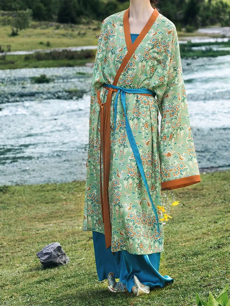 Shi'er Jin 十二锦 Twelve Brocades Wei Jin Zheyi Jacket Zhiju Robe Set