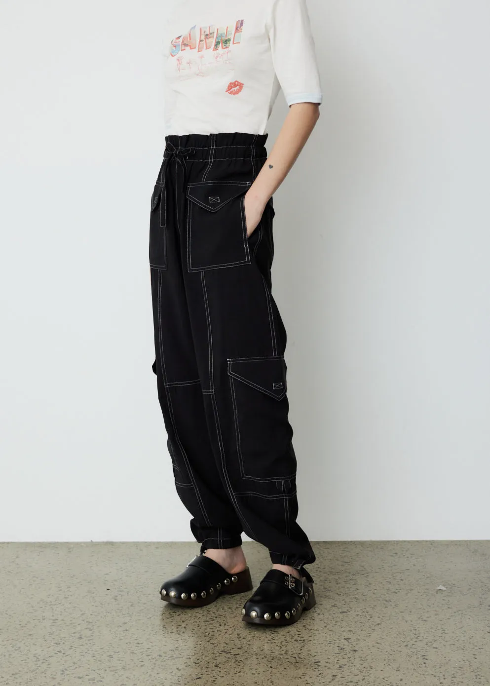 Slub Pocket Pants