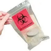 Specimen Transport Bag - 100 Clear Reclosable Bags